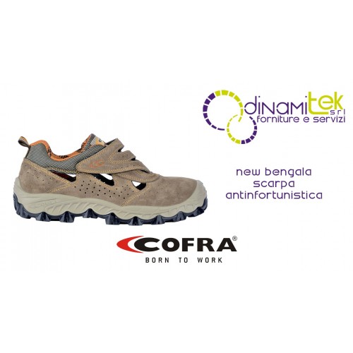 SAFETY SANDAL FOR CONSTRUCTION INDUSTRY AND CRAFTS NEW BENGALA S1 P SRC COFRA Dinamitek 1