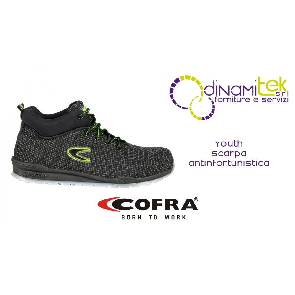 SAFETY SHOE SUITABLE FOR OUTDOORS AND FOR ALL JOBS YOUTH S3 SRC COFRA Dinamitek 1