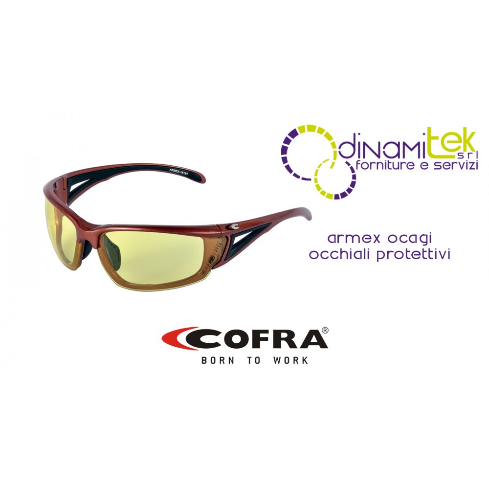 BEQUEME UND SICHERE SCHUTZBRILLE ARMEX COFRA Dinamitek 1