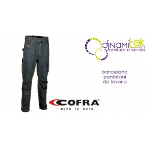 WORK TROUSERS JEANS STRETCH FIT THAT'S PERFECT BARCELONA COFRA Dinamitek 1