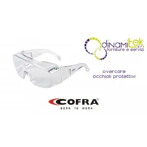 GAFAS DE SEGURIDAD DE DESGASTE PARA USO EN INTERIORES OVERCARE COFRA Dinamitek 1