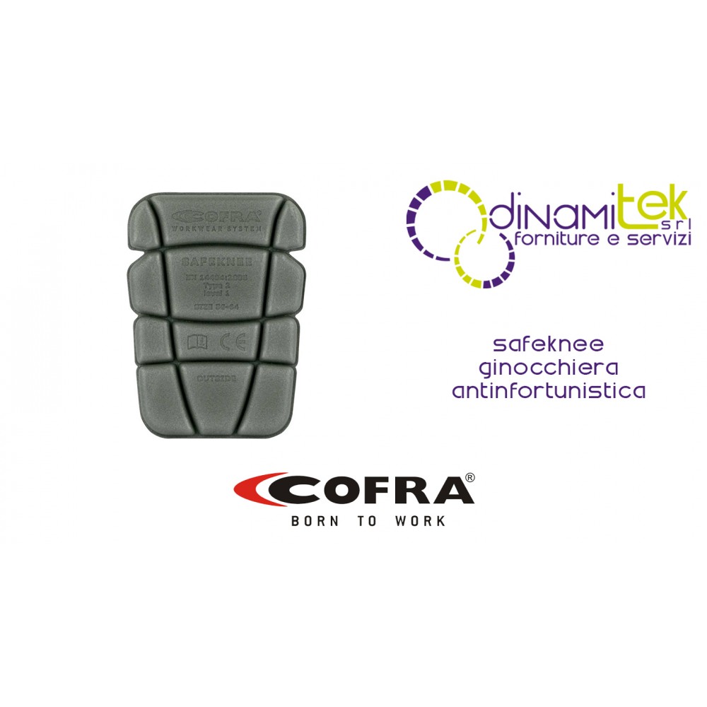 SAFEKNEE RODILLERAS TG L (PACK DE 1 PAR) COFRA LA PROTECCIóN DE LOS DPI PARA LA INDUSTRIA Y LA ARTESANíA Dinamitek 1