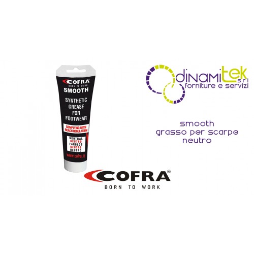 SMOOTH SYNTHETIC GREASE 100ML COFRA FOR THE CARE OF LEATHER SHOES Dinamitek 1