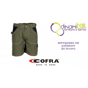 BERMUDAS PARA TRABAJAR EN DURABLE DE LA LONA SARAGOSSA COFRA Dinamitek 1