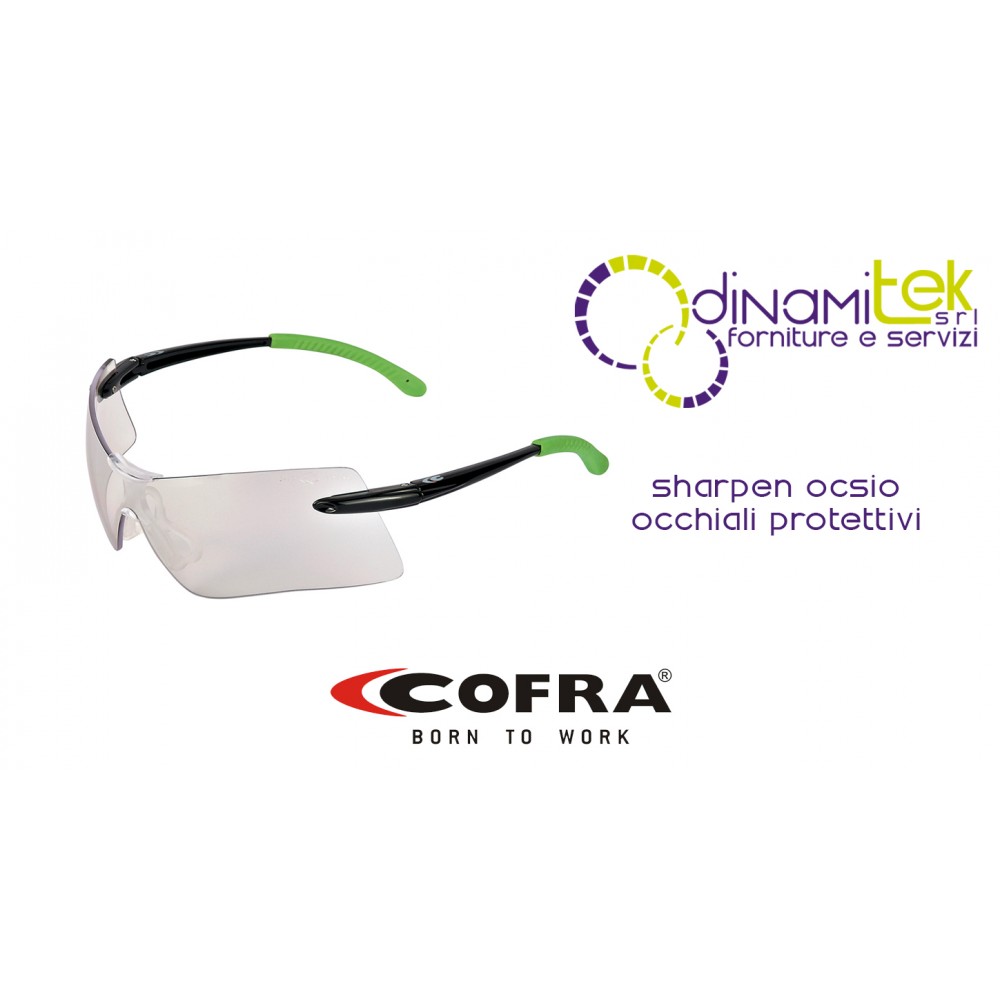 GAFAS DE SEGURIDAD PARA USO UNIVERSAL SHARPEN COFRA Dinamitek 7