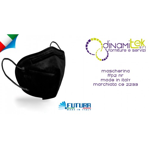 SCHWARZE MASKE FFP2 EINWEG NR D, DINAMITEK Dinamitek 1