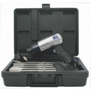 ST-2212K/H1 MARTELLO A PISTOLA IN KIT CON SCALPELLI ATTACCO ESAGONALE ATTACCO ARIA 1/4″ Dinamitek 2