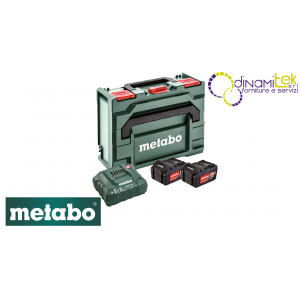 685064000 - SET DI BASE 2 X 4,0 AH + METABOX 145 METABO Dinamitek 1