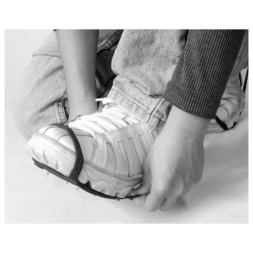 SOUS-CHAUSSURE EN CAOUTCHOUC ANTIDéRAPANT POUR GLACE ET NEIGE AVEC SPIRALE ET CLOUS Dinamitek 3