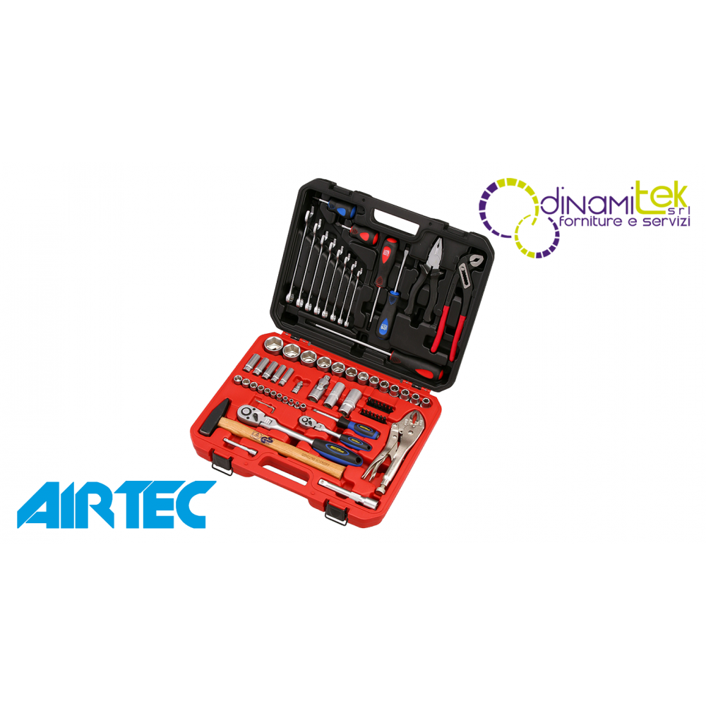 500011 CASSETTA UTENSILI PROFESSIONALI 72 PZ Dinamitek 1