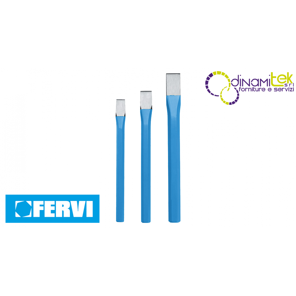 0396 - SERIE SCALPELLI DA FERRO 3 PZ FERVI Dinamitek 1