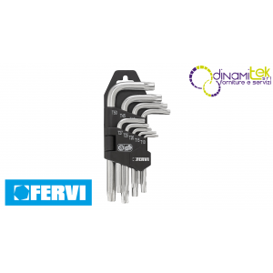 0220 - SERIE CHIAVI TORX LUNGHE FERVI Dinamitek 1