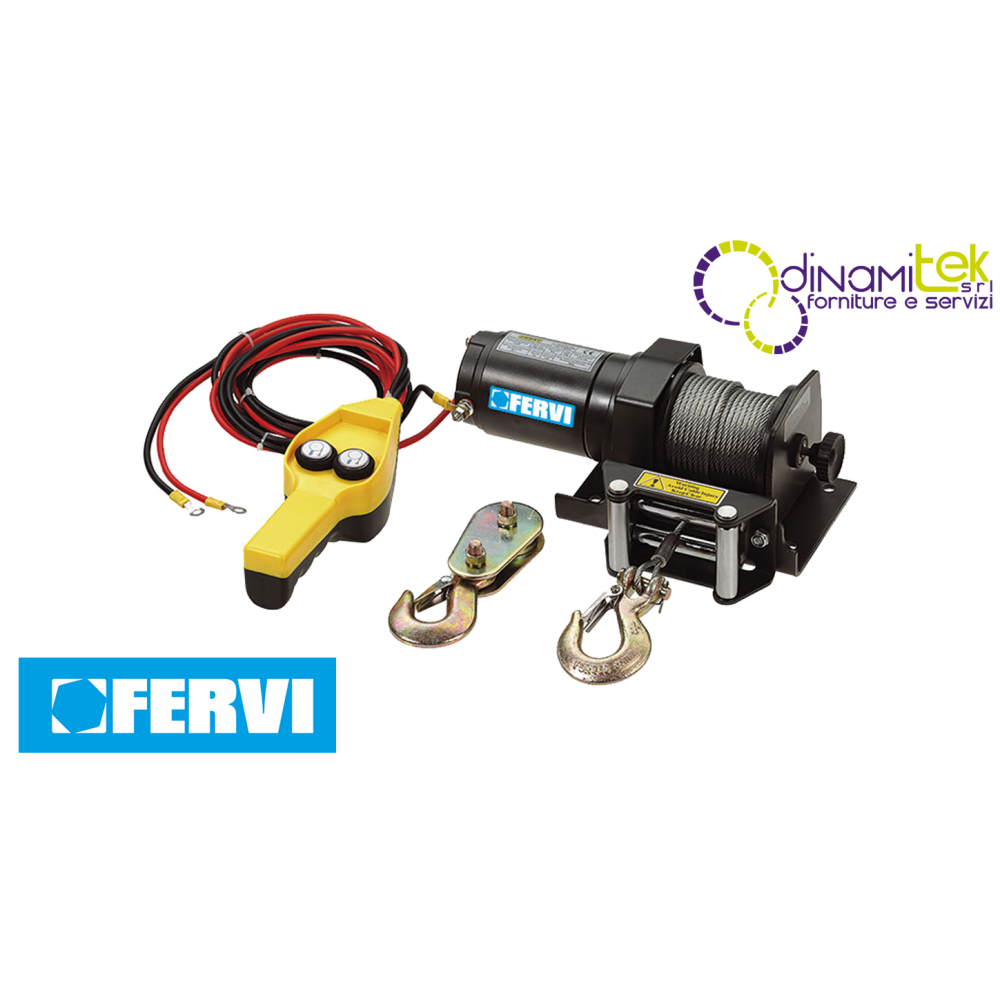 0630/900 - ARGANO ELETTRICO A 12 V 0630/0900 FERVI Dinamitek 1