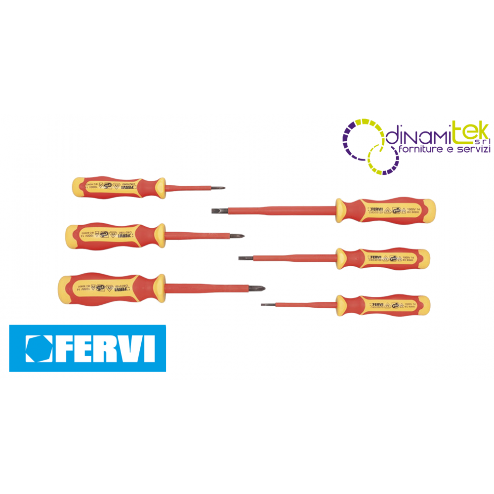 C180/006 - SERIE GIRAVITI ISOLATI 6 PZ FERVI Dinamitek 1