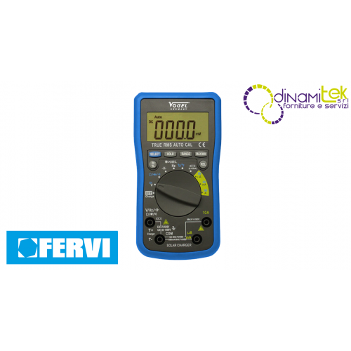 640384 - MULTIMETRO DIGITALE LCD VOGEL FERVI Dinamitek 1