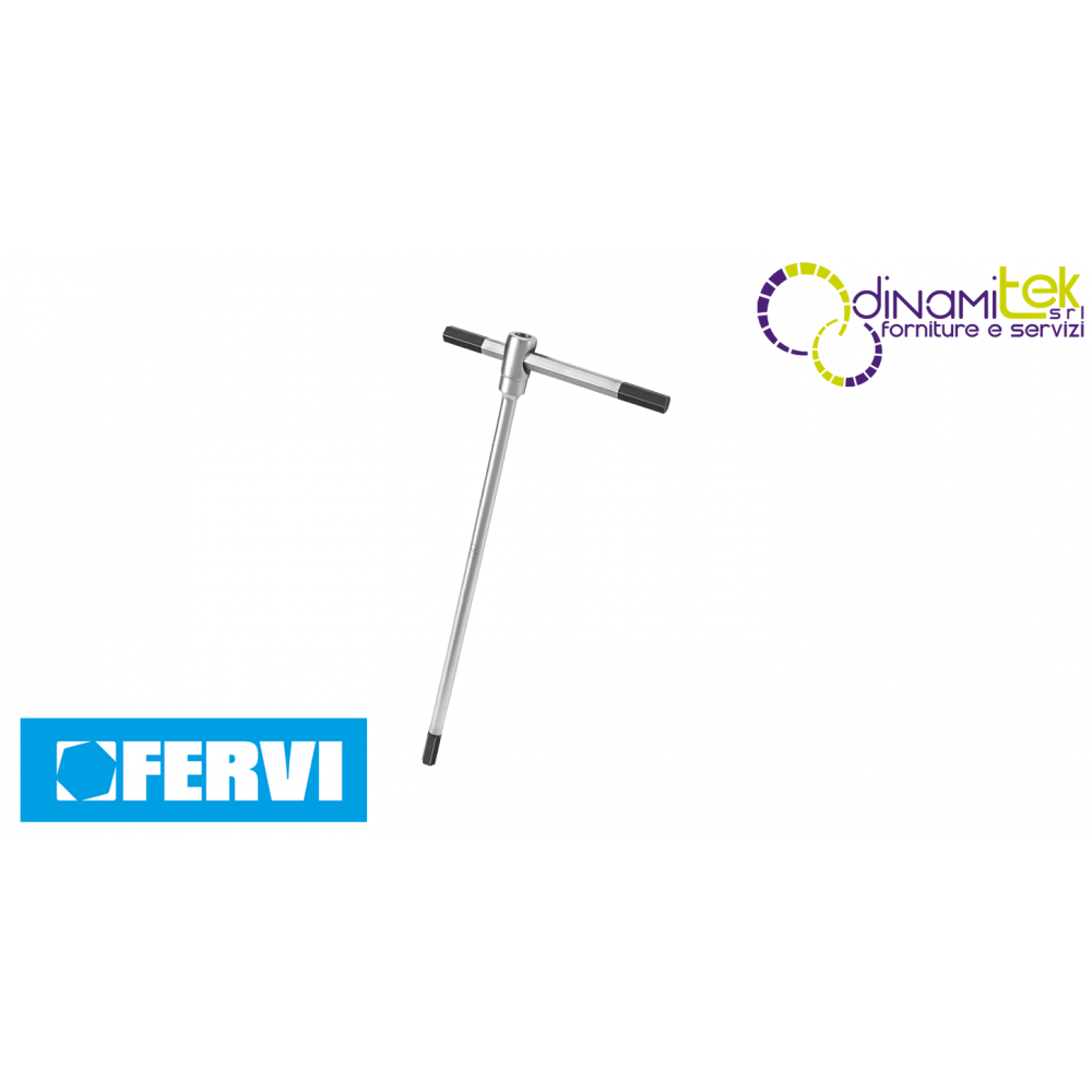CHIAVE ESAGONALE MASCHIO A “T” 6 MM FERVI Dinamitek 1