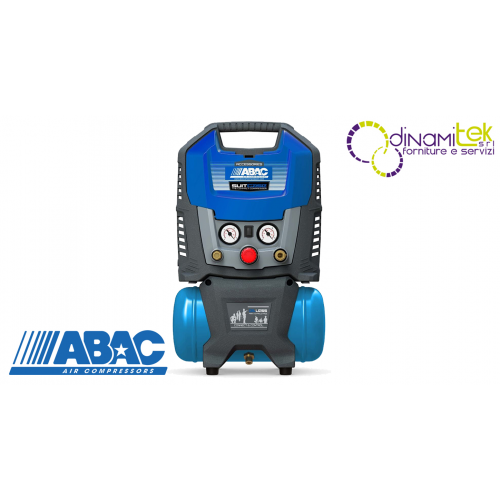 ABAC MALETA 6 - COMPRESOR PORTáTIL OIL FREE 1.5HP - PORTáTIL Y SILENCIOSO Dinamitek 1