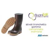 Tronchetto Martinello in gomma naturale marrone con carrarmato Dinamitek 1