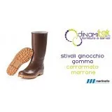 KNEE-HIGH BOOTS MARTINELLO NATURAL RUBBER, BROWN, TANK Dinamitek 1