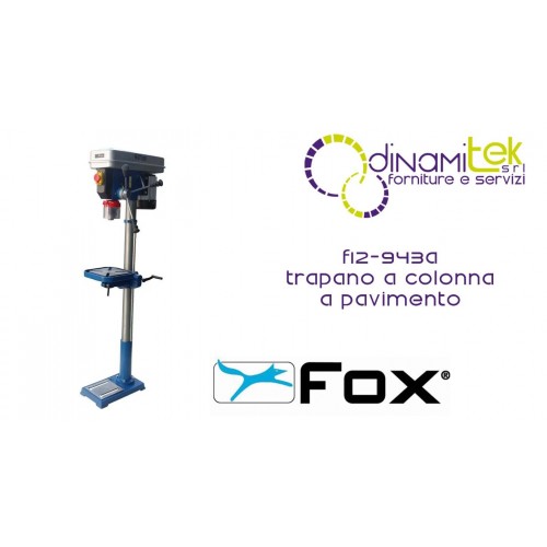 F12-943A TRAPANO A COLONNA A PAVIMENTO FOX Dinamitek 1