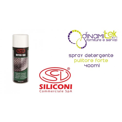 12010/04 DETER100 - SPRAY NETTOYANT PUISSANT 400 ML SILICONES COMMERCIALES Dinamitek 1