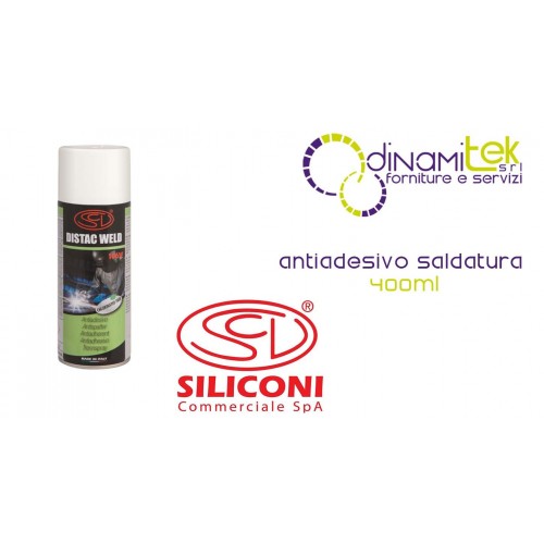 10610/04W DISTAC WELD - SOLDADURA ANTIADHERENTE 400ML SILICONAS COMERCIALES Dinamitek 1