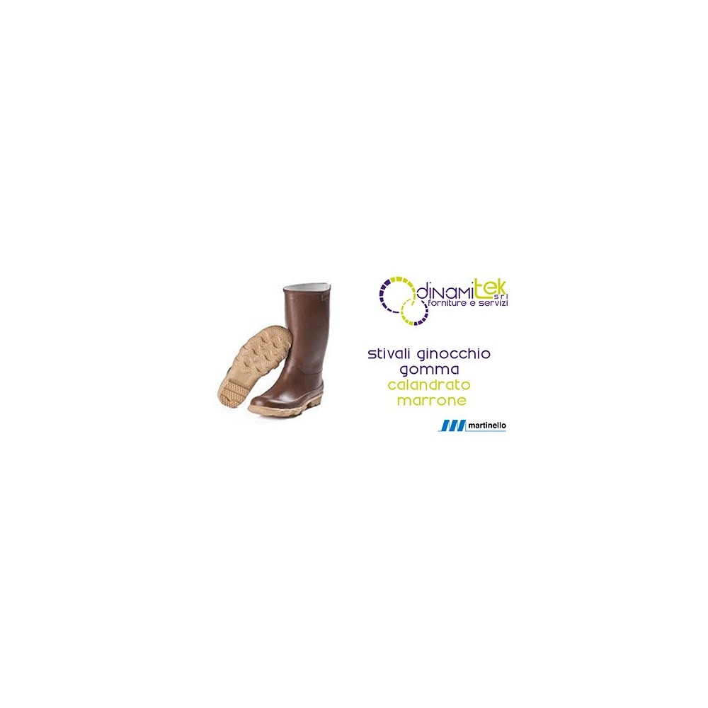 KNIE-HOHE STIEFEL MARTINELLO NATURKAUTSCHUK, GUMMI, KALANDRIERT Dinamitek 1