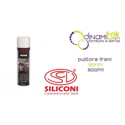 13810/05 PULIFREN - PULITORE FRENI SPRAY 500ml SILICONI COMMERCIALE Dinamitek 1