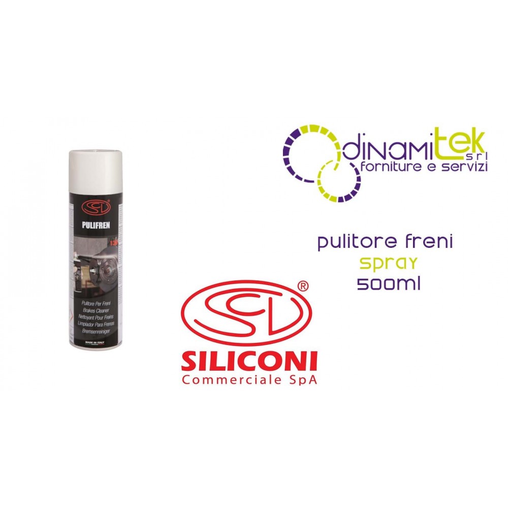 13810/05 PULIFREN - BREMSENREINIGER SPRAY 500ML HANDELSüBLICHE SILIKONE Dinamitek 1