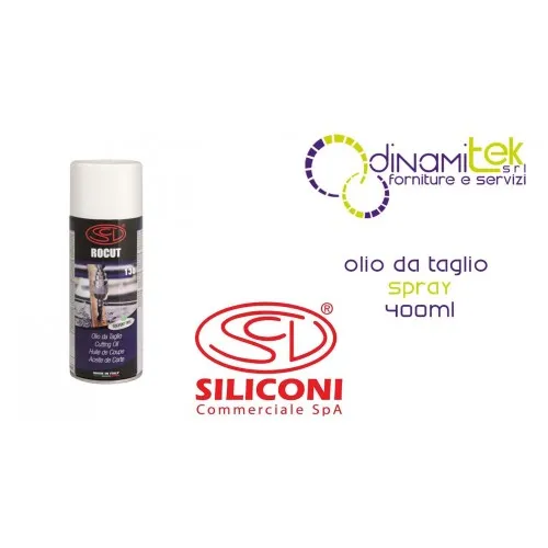 13010/04 ROCUT - SPRAY HUILE DE COUPE 400 ML SILICONES COMMERCIALES Dinamitek 1