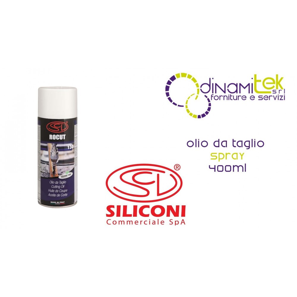 13010/04 ROCUT - ACEITE DE CORTE EN SPRAY 400ML SILICONAS COMERCIALES Dinamitek 1
