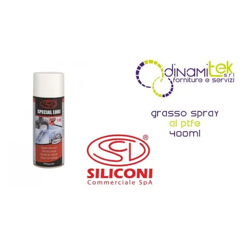 13410/04 LUBRIFIANT SPéCIAL - GRAISSE EN SPRAY PTFE 400 ML SILICONES COMMERCIAUX Dinamitek 1