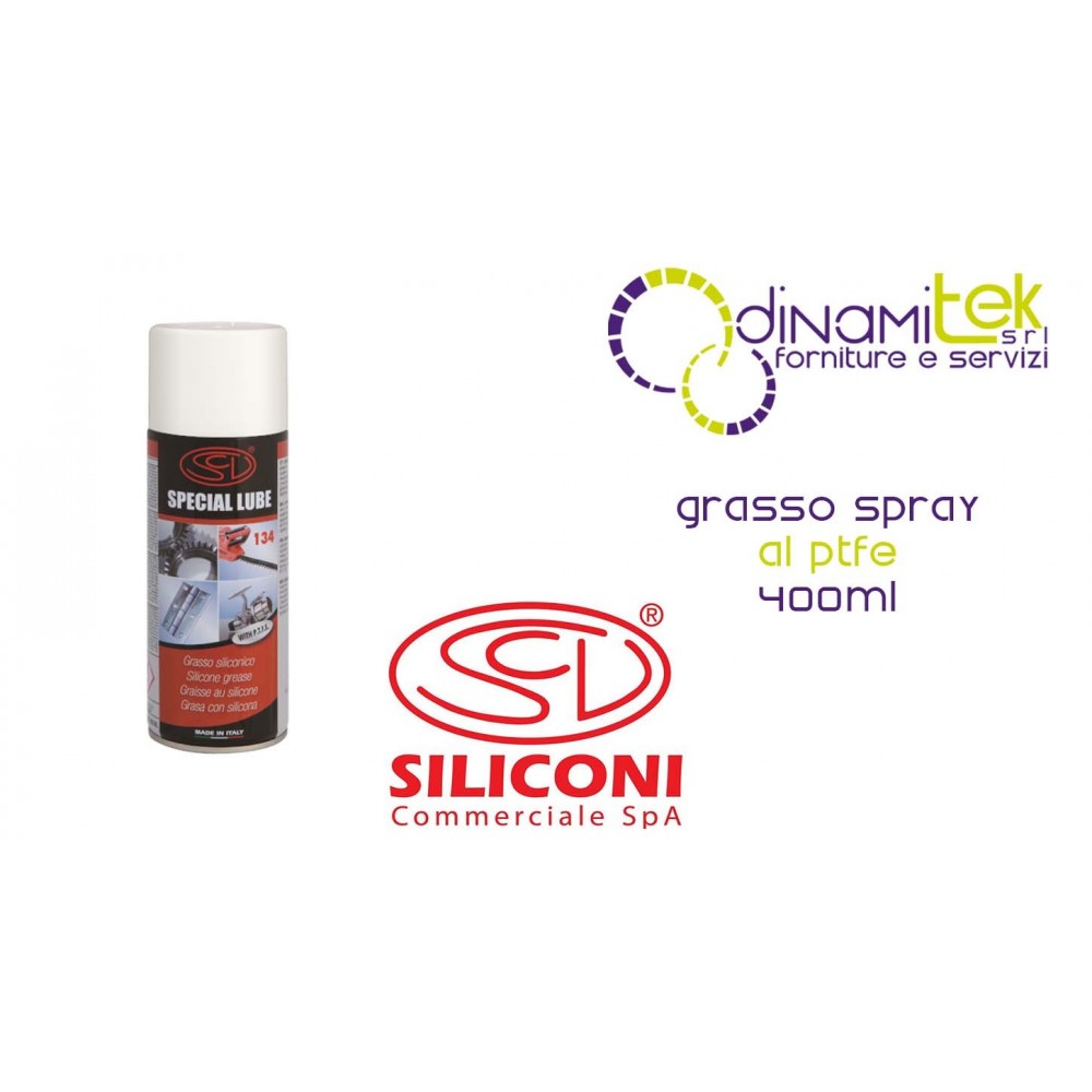 13410/04 LUBRIFIANT SPéCIAL - GRAISSE EN SPRAY PTFE 400 ML SILICONES COMMERCIAUX Dinamitek 1