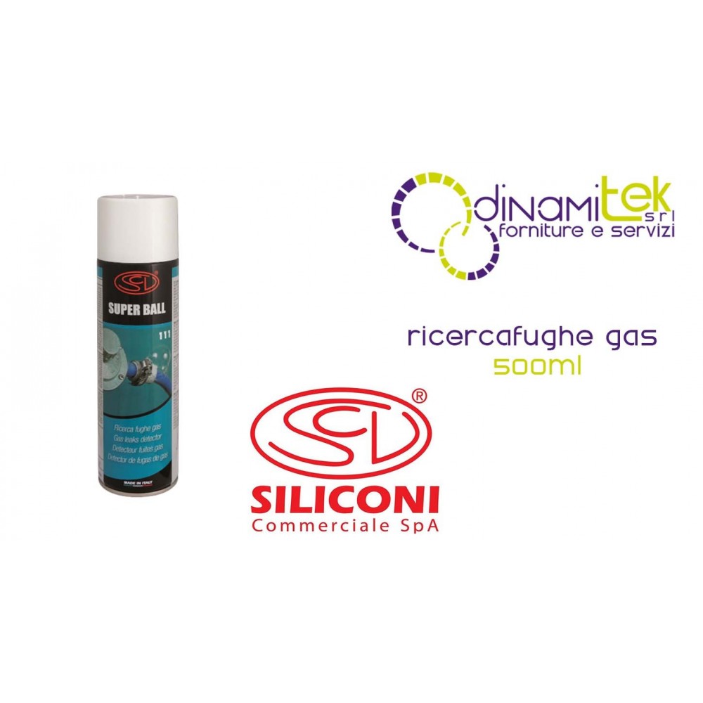 11110/05 SUPER BALL - DéTECTEUR DE FUITE DE GAZ 500 ML SILICONES COMMERCIAUX Dinamitek 1