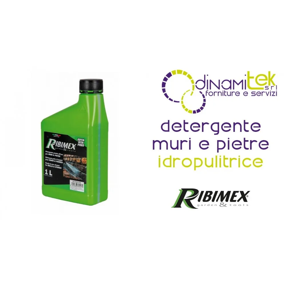 PRNHPA-DET03 - 1LT WALL AND STONE CLEANER FOR RIBIMEX PRESSURE WASHER Dinamitek 1