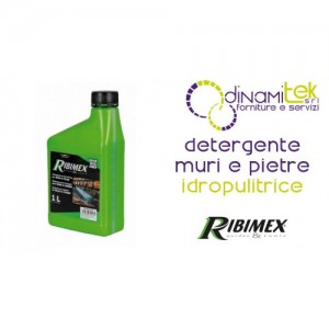 PRNHPA-DET03 - NETTOYANT MURS ET PIERRES 1 L POUR NETTOYEUR HAUTE PRESSION RIBIMEX Dinamitek 1