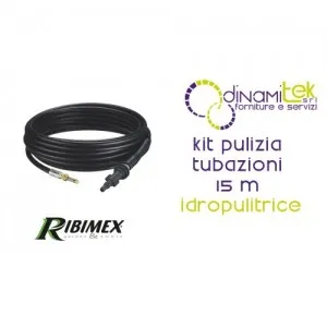 PRNHPA000-DC15 - 15 M ROHRREINIGUNGSSET FüR RIBIMEX HOCHDRUCKREINIGER Dinamitek 1