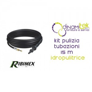 PRNHPA000-DC15 - 15 M ROHRREINIGUNGSSET FüR RIBIMEX HOCHDRUCKREINIGER Dinamitek 1