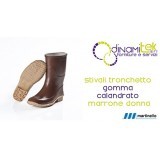 SOCKET MARTINELLO WOMAN WITH NATURAL RUBBER, BROWN, CALENDERED Dinamitek 1