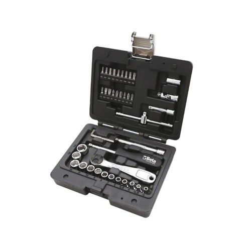 BW 903E/C42 ASSORTMENT OF HEXAGON SOCKET WRENCHES, INSERTS AND ACCESSORIES 1/4&QUOT; DRIVE IN BETA PLASTIC CASE Dinamitek 2