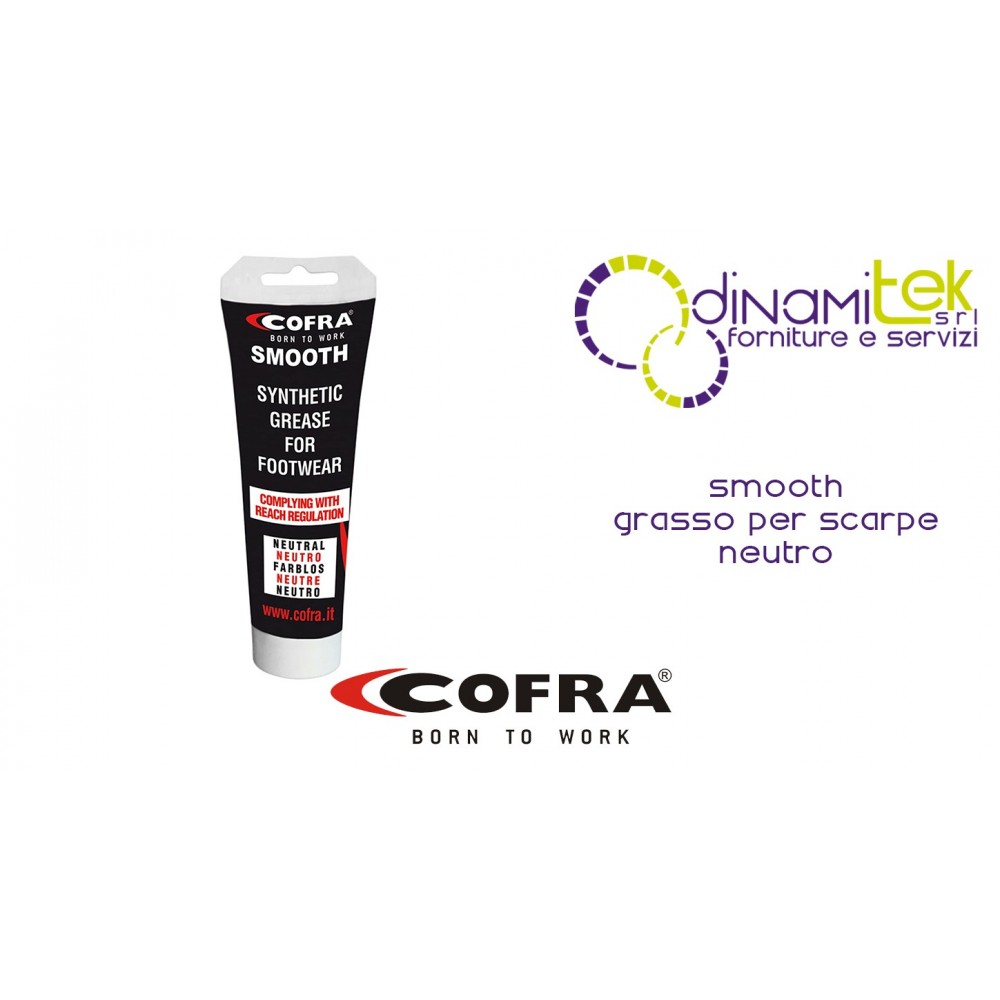 SMOOTH GRASSO SINTETICO 100ML COFRA PER LA CURA DELLE SCARPE IN PELLE Dinamitek 1