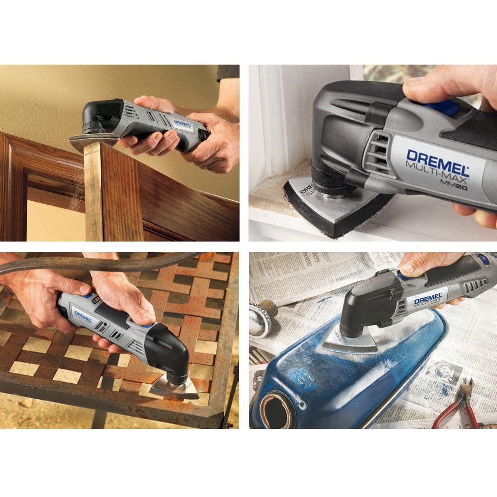 UTENSILE OSCILLANTE CON UN MOTORE AD ALTE PRESTAZIONI DREMEL MULTI-MAX MM20 Dinamitek 2