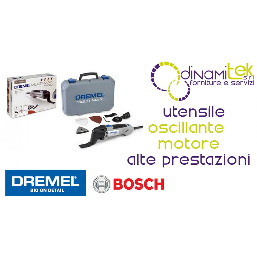 OSZILLATIONSWERKZEUG MIT HOCHLEISTUNGSMOTOR MULTI-MAX MM20 DREMEL Dinamitek 4