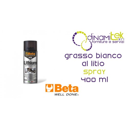 9722 GRASA DE LITIO BLANCA EN AEROSOL - GRASA DE LITIO EN AEROSOL 400 ML BETA Dinamitek 1