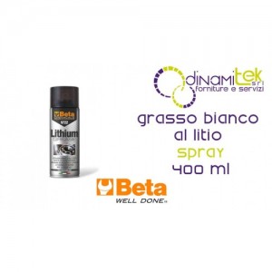9722 GRASA DE LITIO BLANCA EN AEROSOL - GRASA DE LITIO EN AEROSOL 400 ML BETA Dinamitek 1