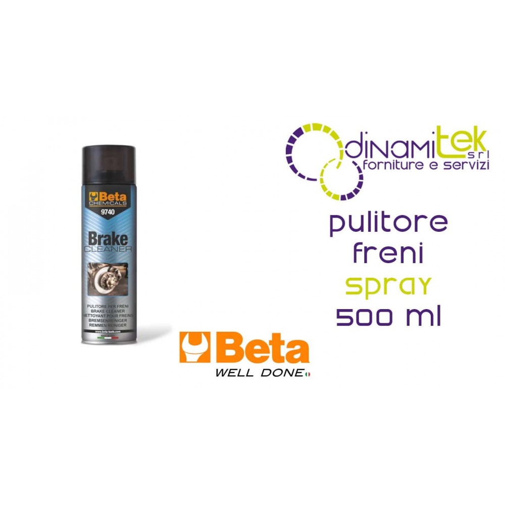 NETTOYANT FREINS 9740 - SPRAY NETTOYANT FREINS 500 ML BêTA Dinamitek 1