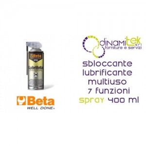 9710 MULTIPURPOSE LUBRICANT RELEASE AGENT 7 FUNCTIONS - LUBRIBETA UNIVERSAL SPRAY 400 ML BETA Dinamitek 1