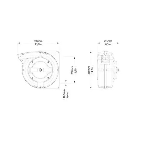 20M ALUMINUM ATEX CABLE REEL | 18-24003-020 ZECA Dinamitek 3