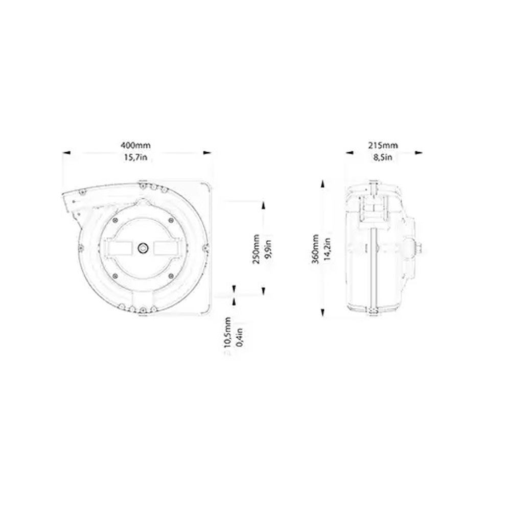 CARRETE DE CABLE ATEX DE ALUMINIO DE 20M | 18-24003-020 ZECA Dinamitek 3
