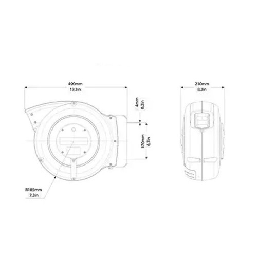 LANGE ATEX-ERDUNGSKABELTROMMEL | 18-33000-120 ZECA Dinamitek 3